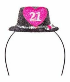 21 Jaar Hoedje Hartje Tiara