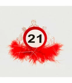 21 Jaar Verkeersbord Tiara