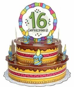 3D Wenstaart 16 Jaar