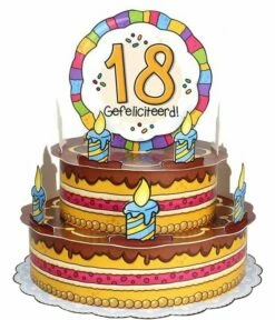 3D Wenstaart 18 Jaar