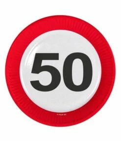 50 Jaar Verkeersbord Borden - 8 Stuks