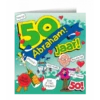 Abraham Wenskaart Cartoon -Griezels Glans Winkel abraham wenskaart cartoon