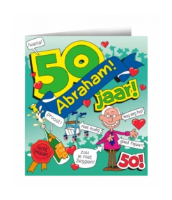 Abraham Wenskaart Cartoon