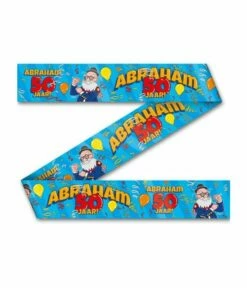 Afzetlint Abraham 50 Jaar Cartoon (12m)