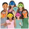 Baby Shark Maskers (8st) -Griezels Glans Winkel baby shark maskers 8st