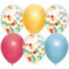 Ballonnen Mix Regenboog Confetti - 6 Stuks 2 Ballonnen Mix Regenboog Confetti - 6 Stuks -Griezels Glans Winkel ballonnen mix regenboog confetti 6 stuks