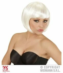Boblijn Pruik Wit