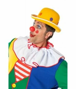 Bolhoed Clown Met Noppen Geel