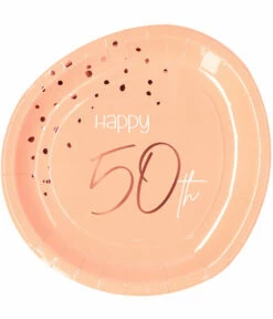 Borden 50 Jaar Elegant Blush (8st)
