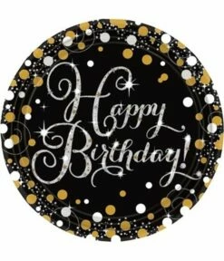 Bordjes Happy Birthday (8 Stuks)