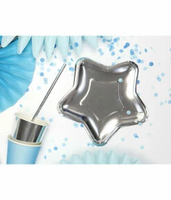 Bordjes Ster Zilver -Griezels Glans Winkel bordjes ster zilver 1