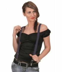 Bretels Marine Blauw