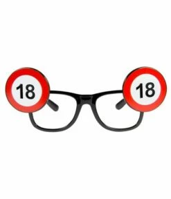 Bril Verkeersbord 18 Jaar