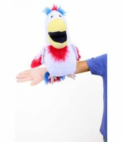 Buikspreekpop Papegaai 45x22cm