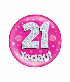 Button 21 Today Holografisch