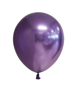 Chrome Ballonnen Paars 30cm (10st)