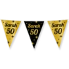 Classy Vlaggenlijn Sarah 50 Jaar Zwart/Goud (10m) 1 Classy Vlaggenlijn Sarah 50 Jaar Zwart/Goud (10m) -Griezels Glans Winkel classy vlaggenlijn sarah 50 jaar zwart goud 10m