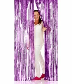 Deurgordijn Folie Paars