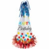 Feesthoedje Happy Birthday Luxe - 33 Cm