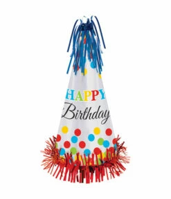 Feesthoedje Happy Birthday Luxe - 33 Cm