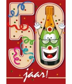 Felicitatiekaart Hoera 50 Jaar
