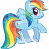 Folie Ballon My Little Pony Rainbow Dash - 68 Cm