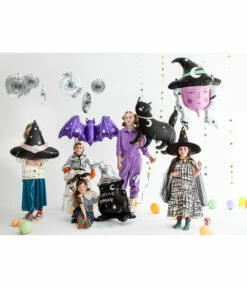 Folieballon Vleermuis Paars (96 X 44 Cm) -Griezels Glans Winkel folieballon vleermuis paars 96 x 44 cm 2