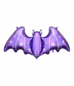 Folieballon Vleermuis Paars (96 X 44 Cm)