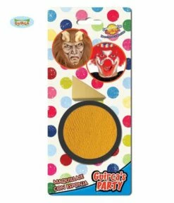 Gele Schmink Met Sponsje