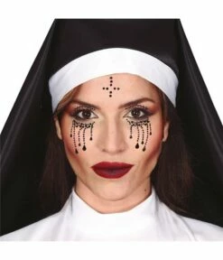 Gezichtsjuwelen Stickers Halloween