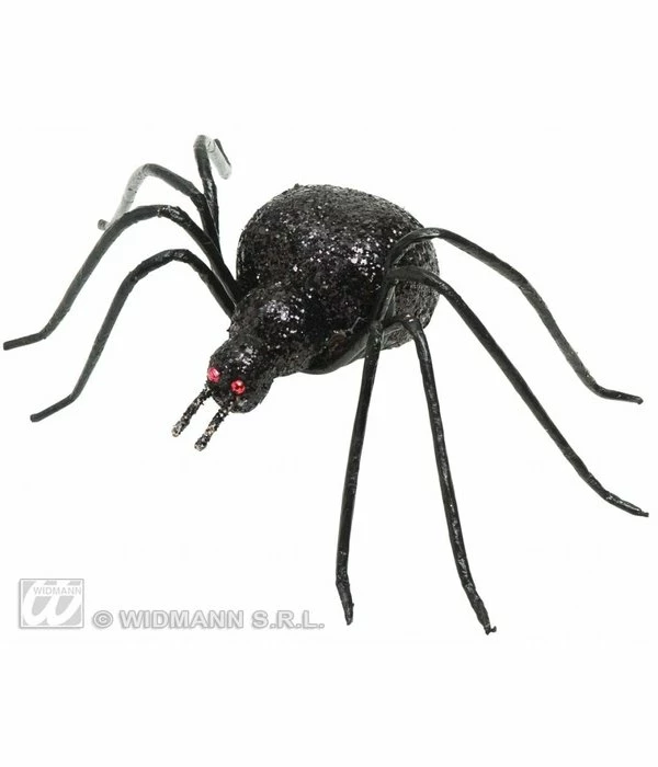 Glitter Spin Zwart 6,5cm 3 Glitter Spin Zwart 6,5cm