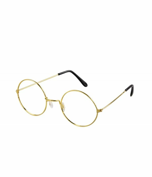 Gouden Ronde Bril Zonder Glazen 3 Gouden Ronde Bril Zonder Glazen