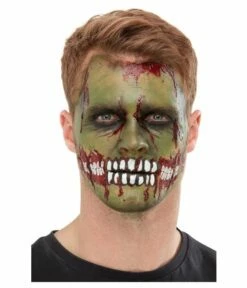 Groene Zombie Make-up Kit -Griezels Glans Winkel groene zombie make up kit 4