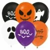 Halloween Ballonnen Set Boo (8st) 2 Halloween Ballonnen Set Boo (8st) -Griezels Glans Winkel halloween ballonnen set boo 8st