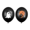 Halloween Ballonnen Spook Zwart (6st) -Griezels Glans Winkel halloween ballonnen spook zwart 6st