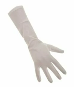 Handschoenen Stretch Wit Luxe Nylon