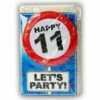 Happy Age Kaart - 11 Jaar -Griezels Glans Winkel happy age kaart 11 jaar