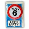 Happy Age Kaart - 6 Jaar -Griezels Glans Winkel happy age kaart 6 jaar