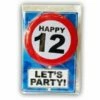 Happy Age Kaart Button - 12 Jaar -Griezels Glans Winkel happy age kaart button 12 jaar