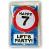 Happy Age Kaart Button - 7 Jaar 1 Happy Age Kaart Button - 7 Jaar -Griezels Glans Winkel happy age kaart button 7 jaar