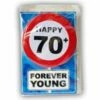 Happy Age Kaart Button - 70 Jaar -Griezels Glans Winkel happy age kaart button 70 jaar