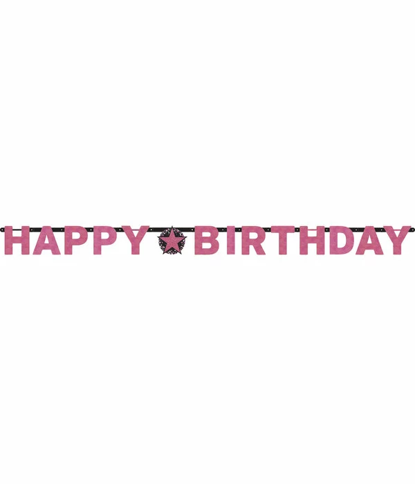 Happy Birthday Letterslinger Sparkling Pink 3 Happy Birthday Letterslinger Sparkling Pink