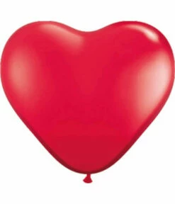 Hartvormige Ballonnen Rood 30cm (8st)