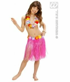 Nieuwe uitgaven -Griezels Glans Winkel hawaii kinderrokje roze 1