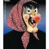 Heksen Masker Met Oplichtende Neus, Haar En Doek 1 Heksen Masker Met Oplichtende Neus, Haar En Doek -Griezels Glans Winkel heksen masker met oplichtende neus haar en doek