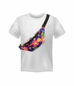 Heuptasje Flower Power -Griezels Glans Winkel heuptasje flower power 1