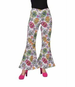 Hippie Broek Mexican Skull Dames