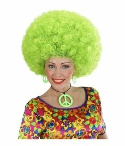 Hippie Set Oorbellen En Ketting Neon Kleuren -Griezels Glans Winkel hippie set oorbellen en ketting neon kleuren 1