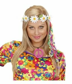 Hippie Set Oorbellen En Ketting Neon Kleuren -Griezels Glans Winkel hippie set oorbellen en ketting neon kleuren 2
