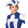 Hoed Dansmarietje Blauw Volwassenen -Griezels Glans Winkel hoed dansmarietje blauw volwassenen
